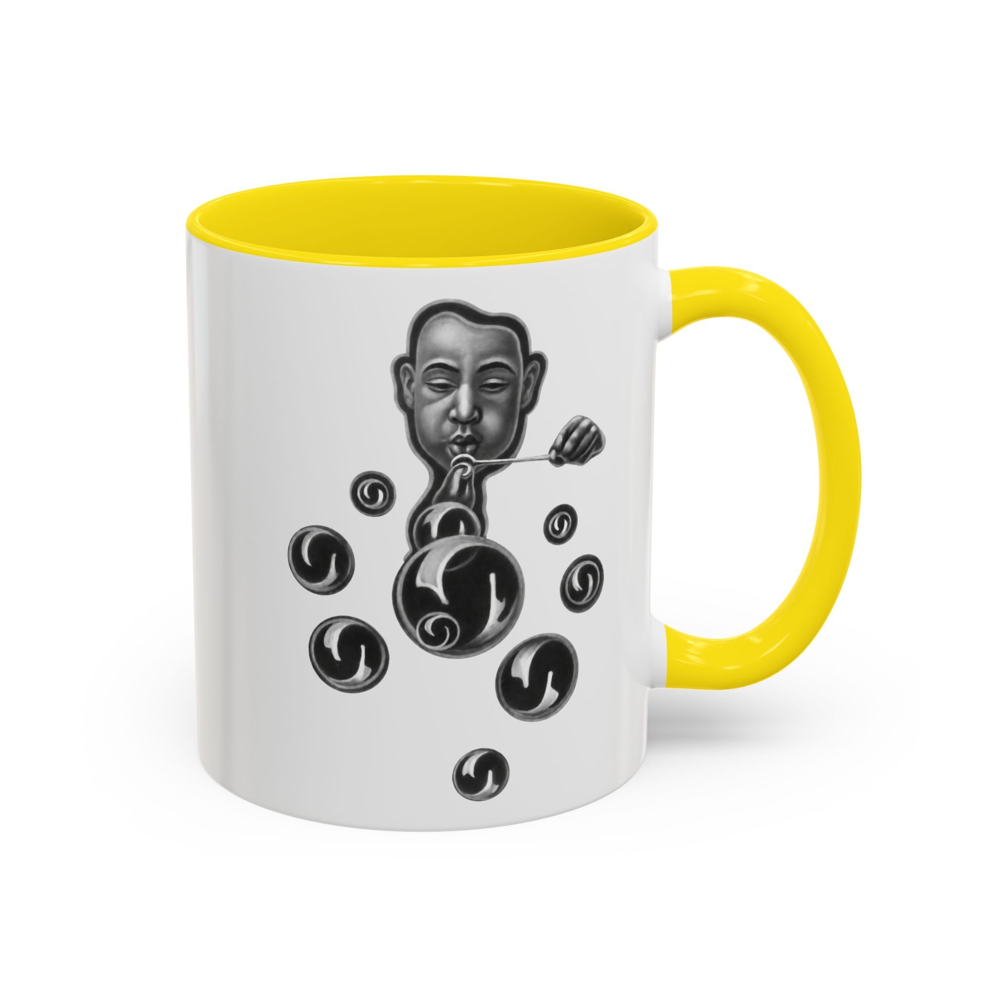 Surreal Black Accent Ceramic Mug