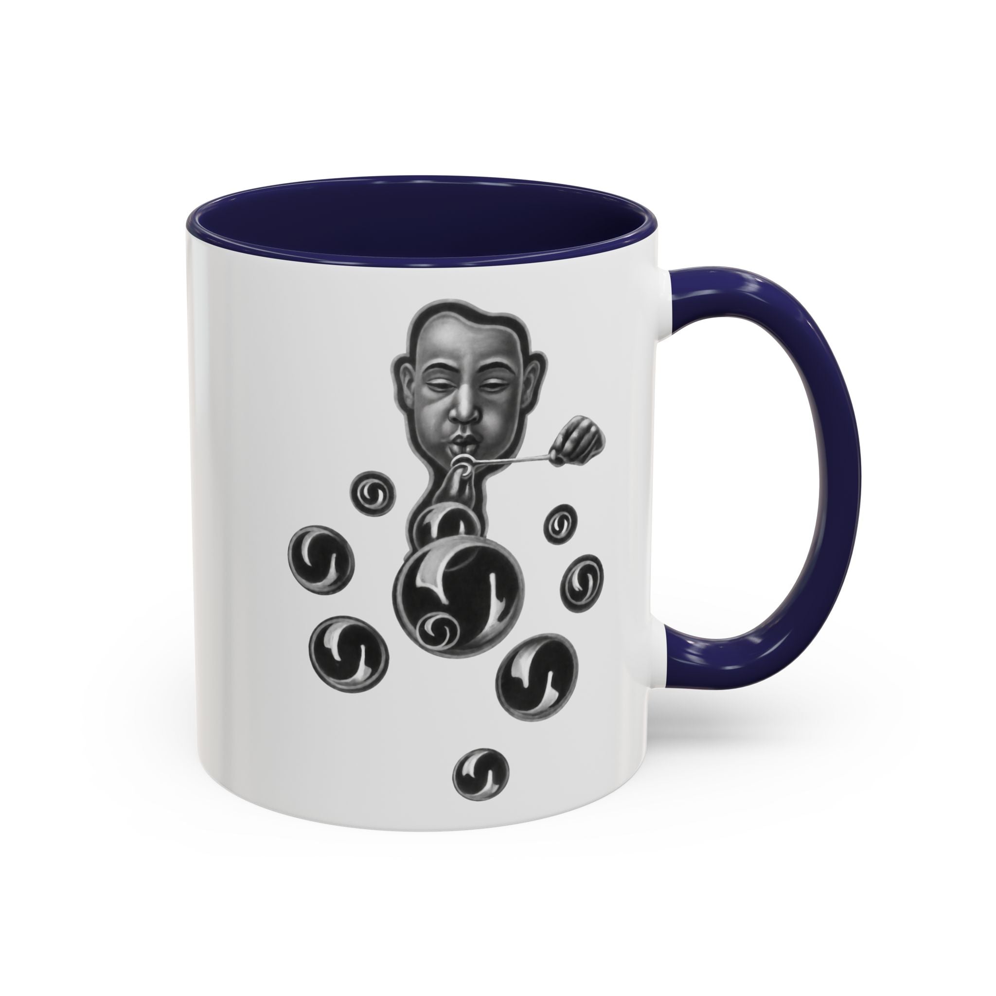 Surreal Black Accent Ceramic Mug