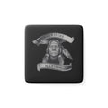 Cherokee Nation Porcelain Square Magnet — Native American Heritage Illustration