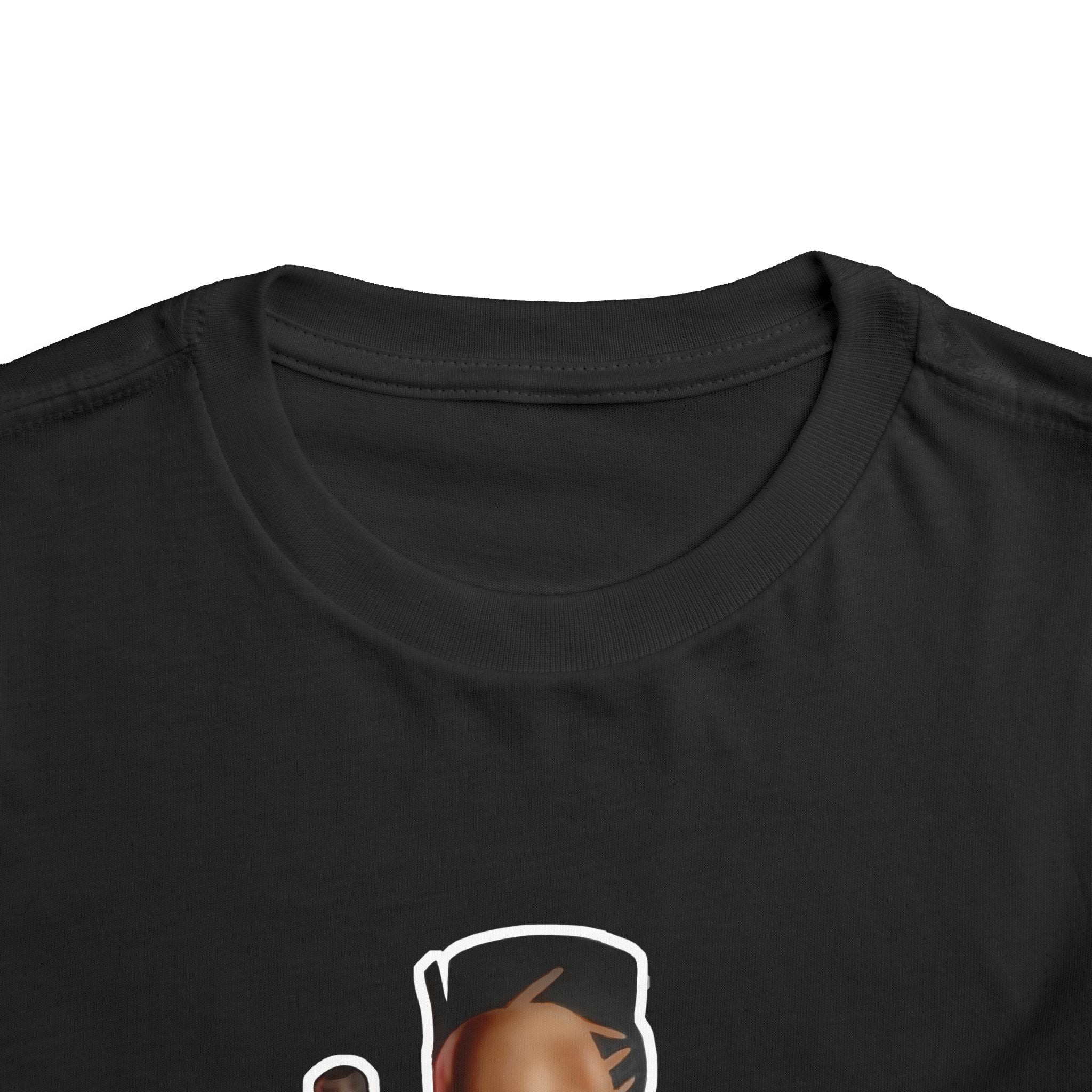 Toddler Tee with Cartoon Drummer Character — Cute Percussion Music Shirt for Kids