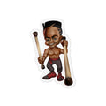 Drummer Boy Caricature Custom Shape Magnet — Funny Musician Fridge Magnet