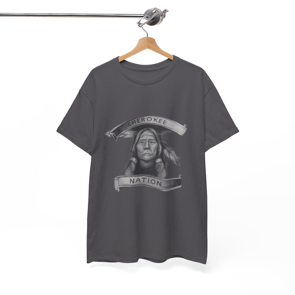 Cherokee Nation T-Shirt - Native American Chief Portrait Tee