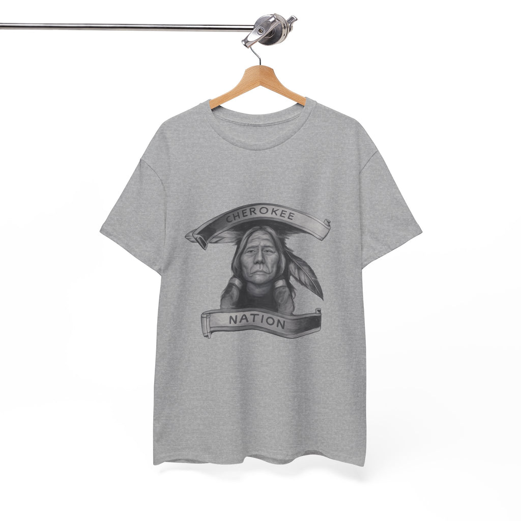Cherokee Nation T-Shirt - Native American Chief Portrait Tee