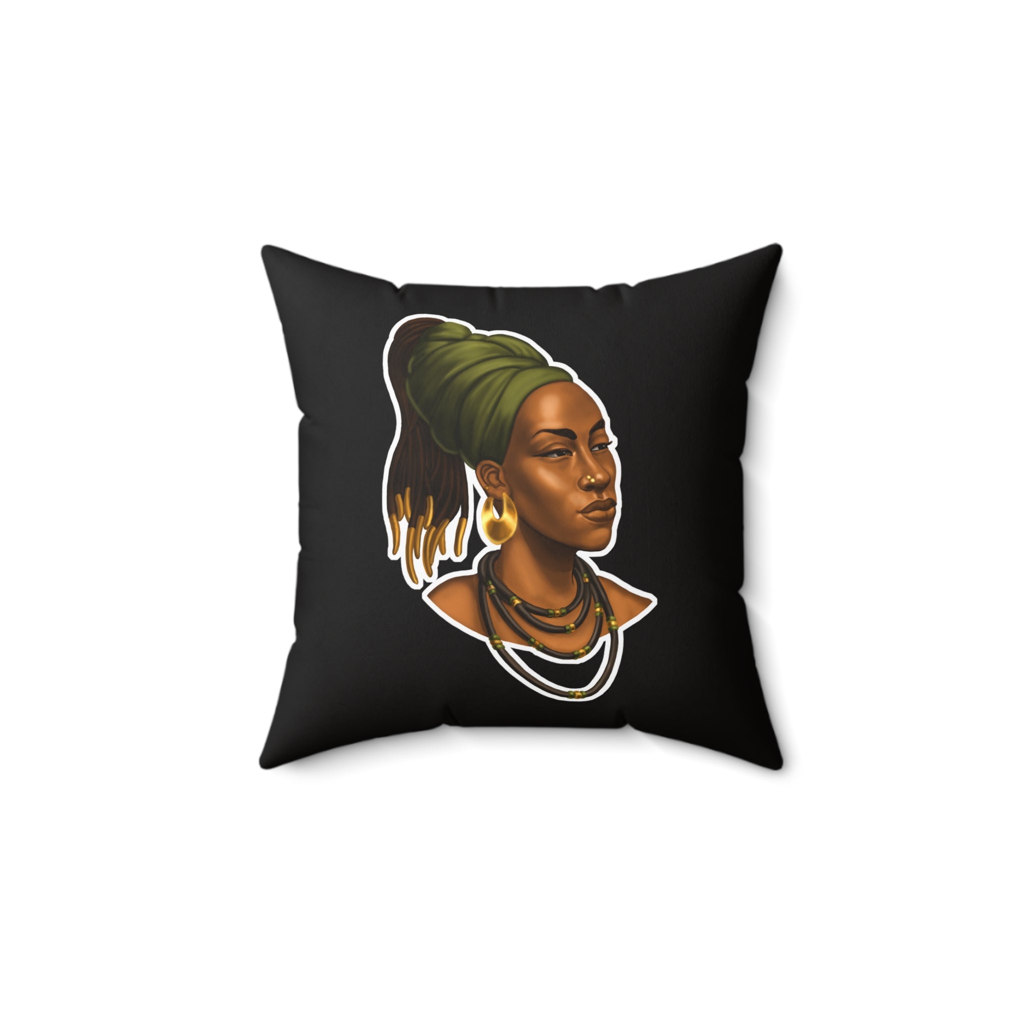 Spun Polyester Square Pillow