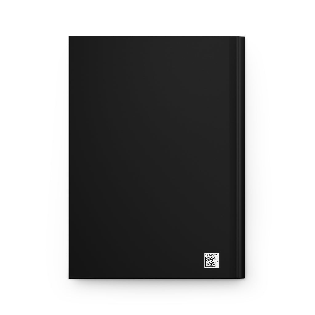 Black Afrocentric Portrait Hardcover Journal — Dreadlock Woman Notebook