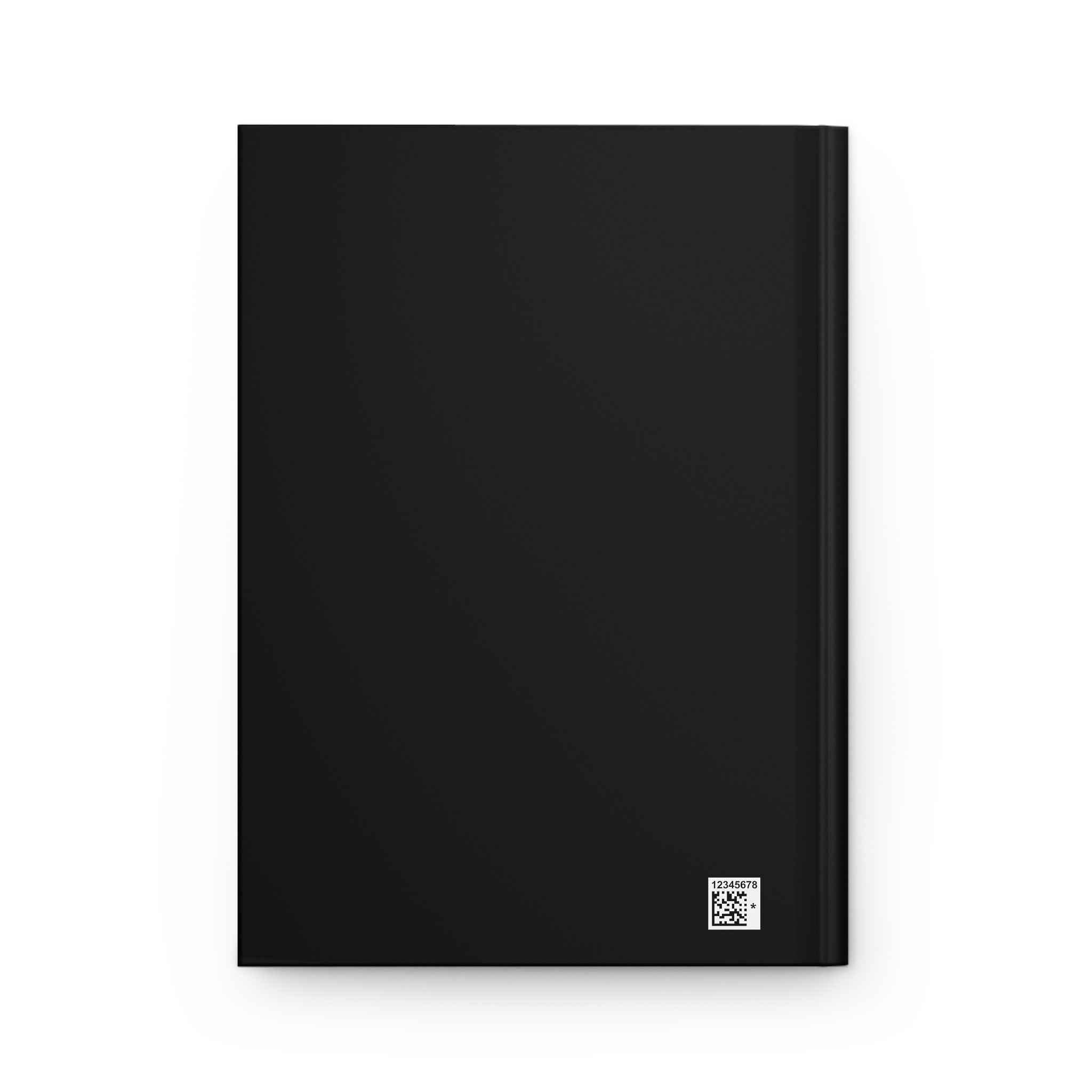 Black Afrocentric Portrait Hardcover Journal — Dreadlock Woman Notebook