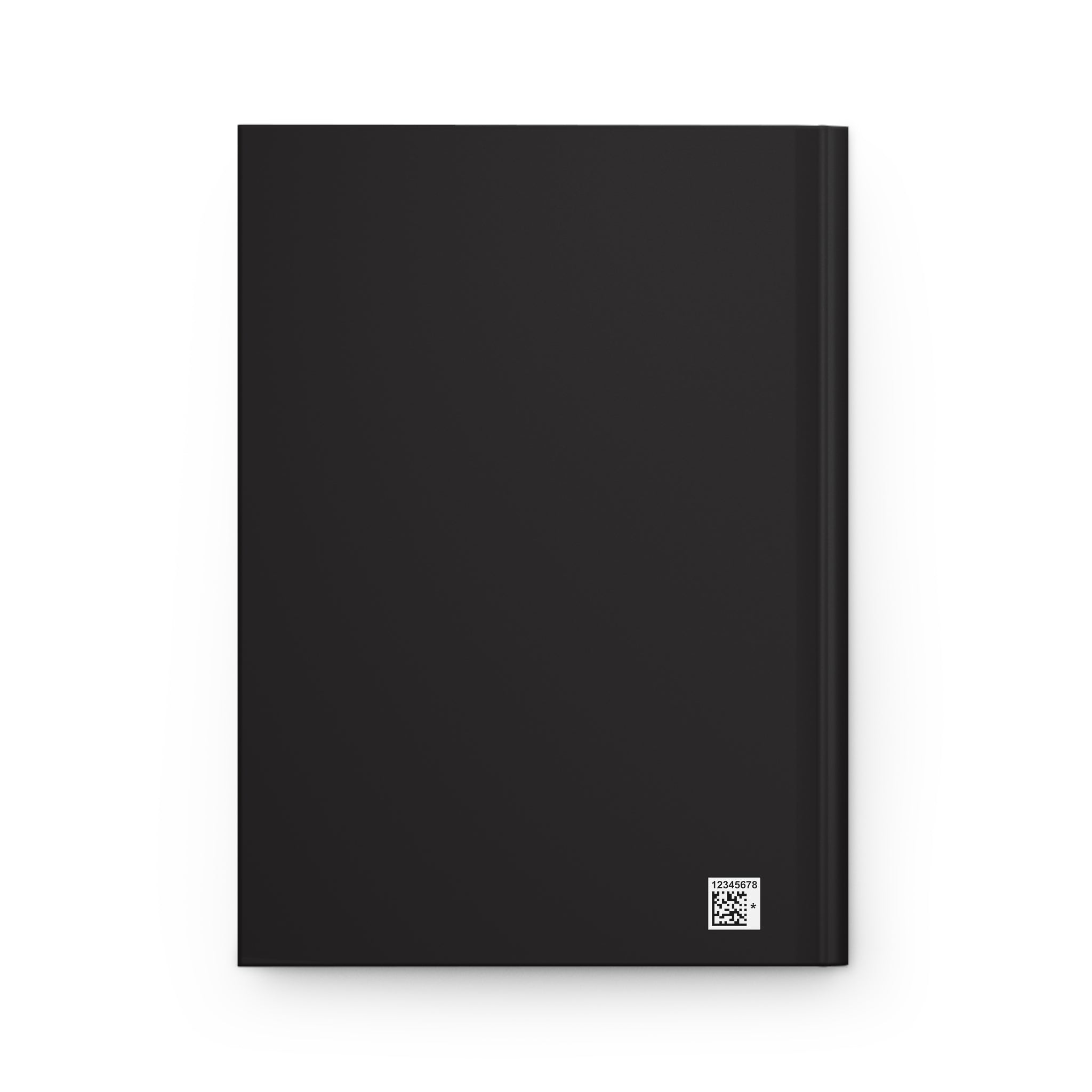 Clown Juggling Rainbow Hardcover Journal — Matte Black Notebook for Notes & Sketches