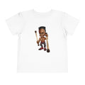 Toddler Tee with Cartoon Drummer Character — Cute Percussion Music Shirt for Kids