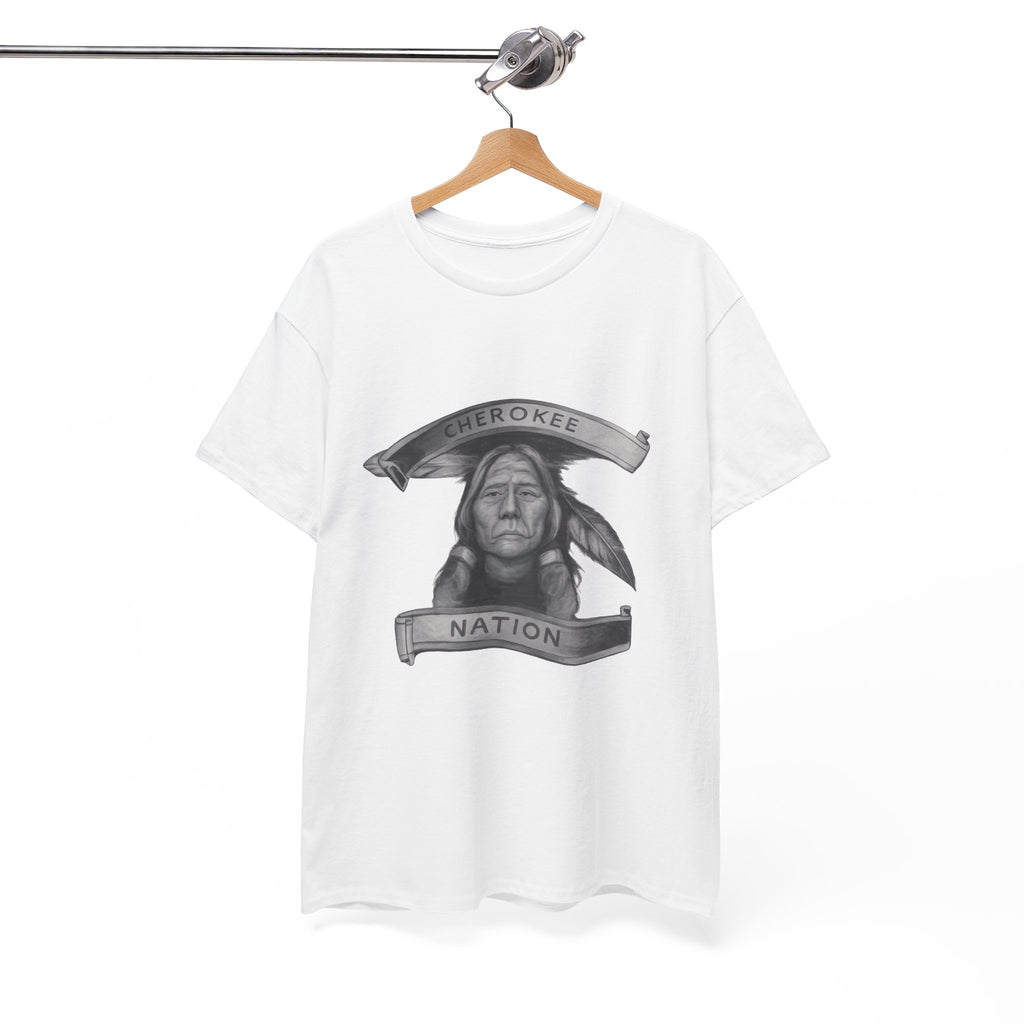 Cherokee Nation T-Shirt - Native American Chief Portrait Tee