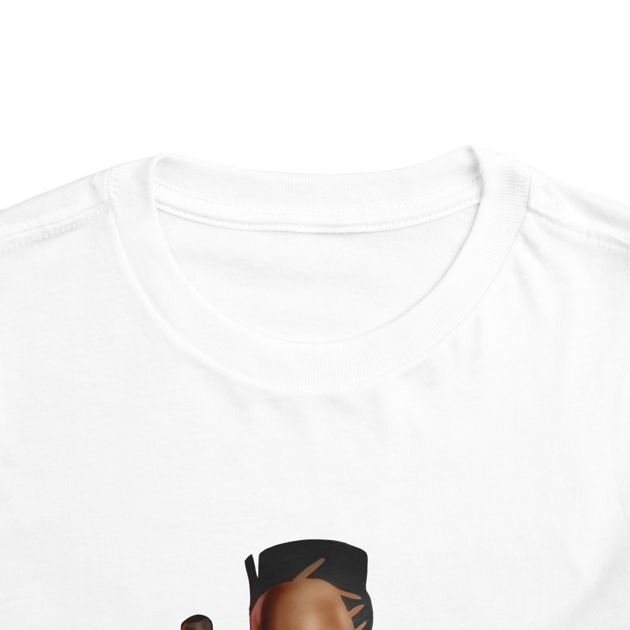 Toddler Tee with Cartoon Drummer Character — Cute Percussion Music Shirt for Kids