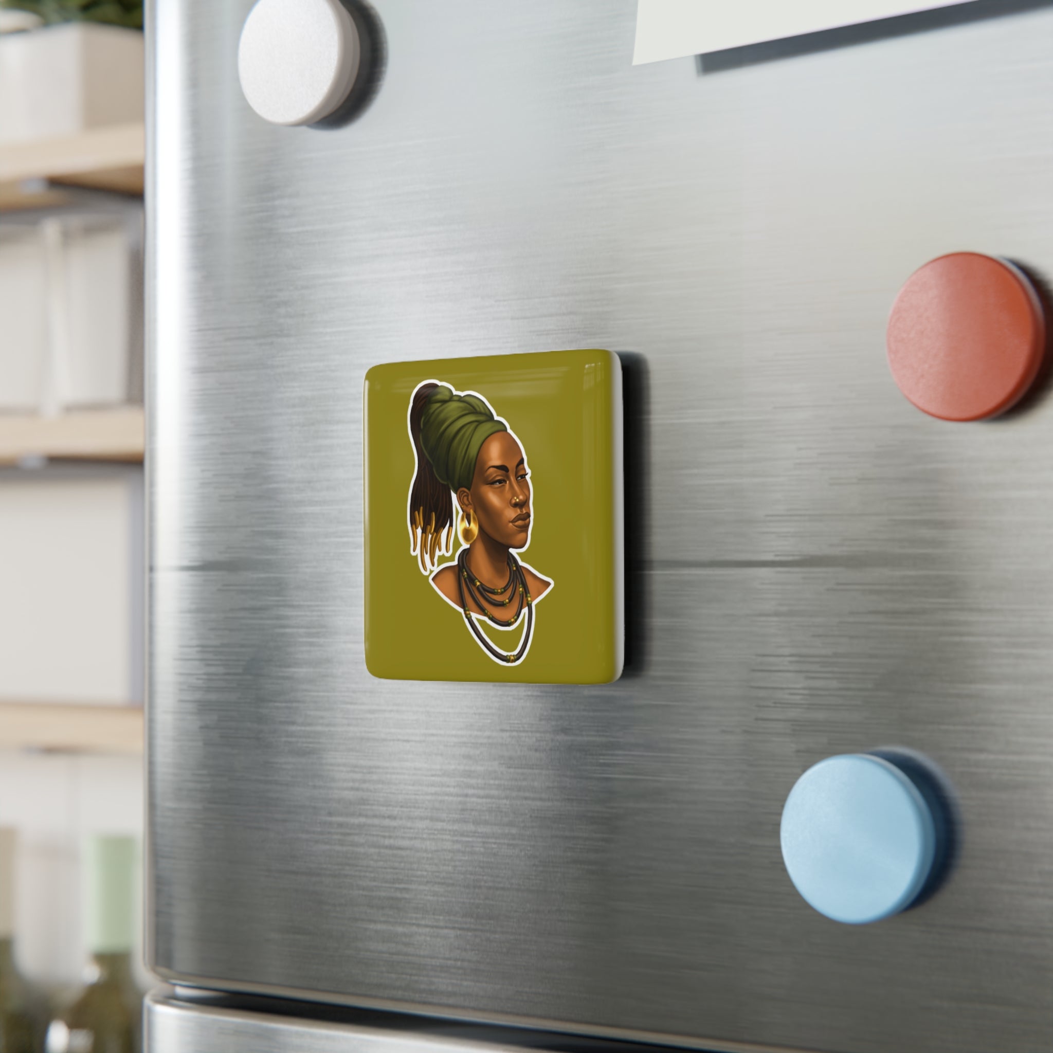 Porcelain Magnet, Square